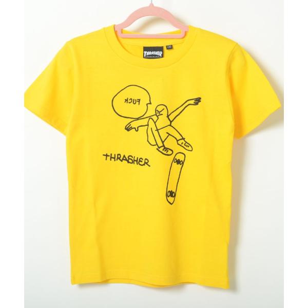 80s Hanes THRASHER イエロー Tシャツ 1980s THRASHER “FREEDOM” T-Shirt Size M ショッキングイエロー