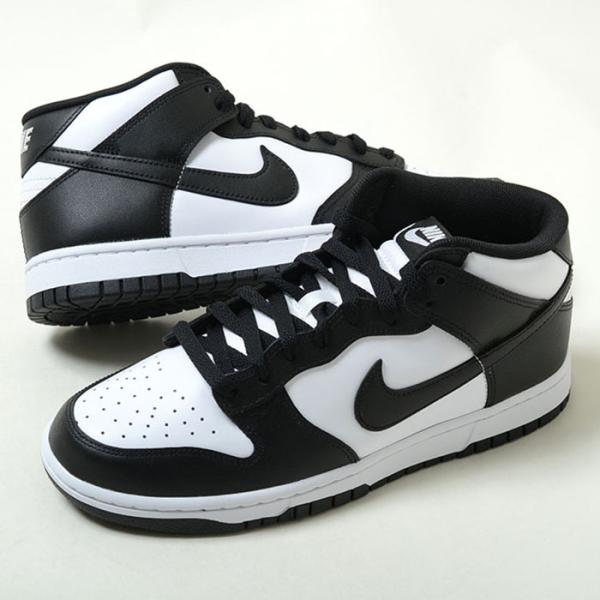 Nike Dunk Low ブラック/ホワイト NIKE（ナイキ） NIKE DUNK MID メンズ スニーカー ブラック ホワイト