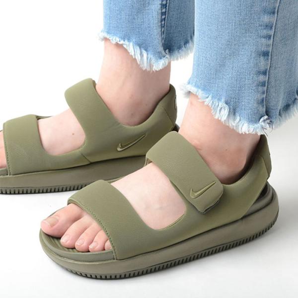 NIKE カジュアルサンダル FZ3120-200 26cm新品タグ付きカーキ色 NIKE CALM SANDAL ナイキ カーム サンダル レディース カーキ