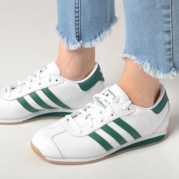 23.5 adidas アディダス COUNTRY ホワイト グリーン 新品✨ adidas/アディダス adidas Country Japan スニーカー