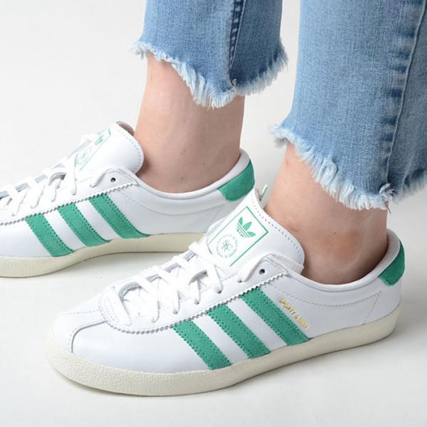 adidas Sporty & Rich シューズ ホワイト/グリーン adidas BLANC SPORTY＆RICH アディダス ブラン スポーティアンド