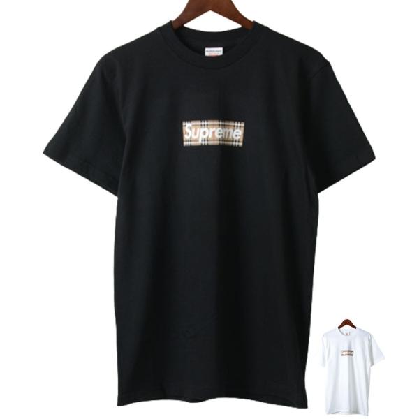 【並行輸入品】Supreme Burberry Box Logo Tee シュプリーム バーバリー ボックス ロゴ ティシャツ 半袖 全2色 【並行輸入品】Supreme Burberry Box Logo Tee シュプリーム バーバリー ボックス ロゴ ティシャツ 半袖 全2色