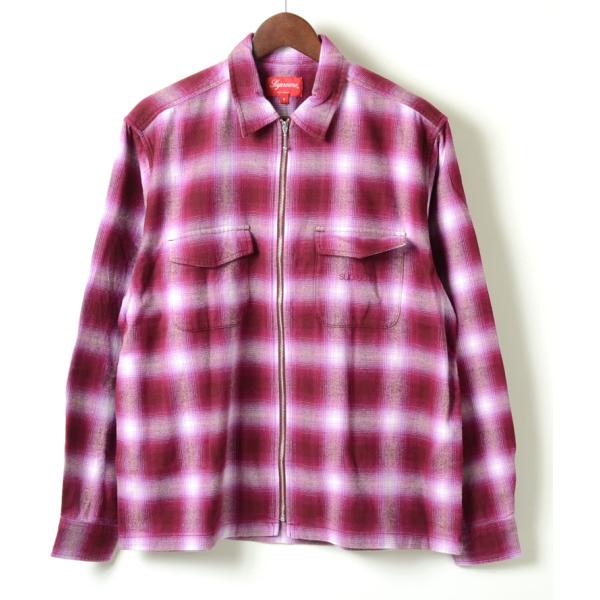 【並行輸入品】Supreme Shadow Plaid Flannel Zip Up Shirt シュプリーム シャドウ プレイド フランネル ジップ アップ シャツ 長袖 全3色 【並行輸入品】Supreme Shadow Plaid Flannel Zip Up Shirt シュプリーム シャドウ プレイド フランネル ジップ アップ シャツ 長袖 全3色