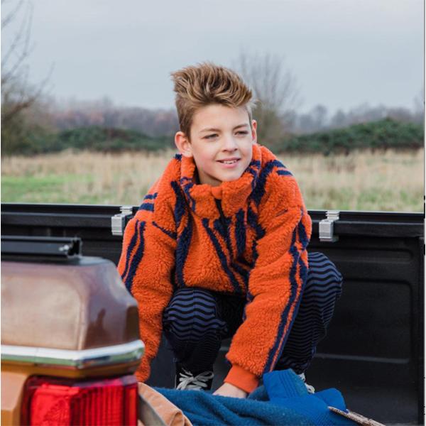 CarlijnQ カーラインク アウター ジャケット stripe koi - bomber kids