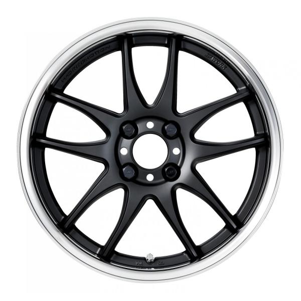 WORK エモーション CR 2P 16インチ×5.5J 4-100 FRリム ワーク ホイール