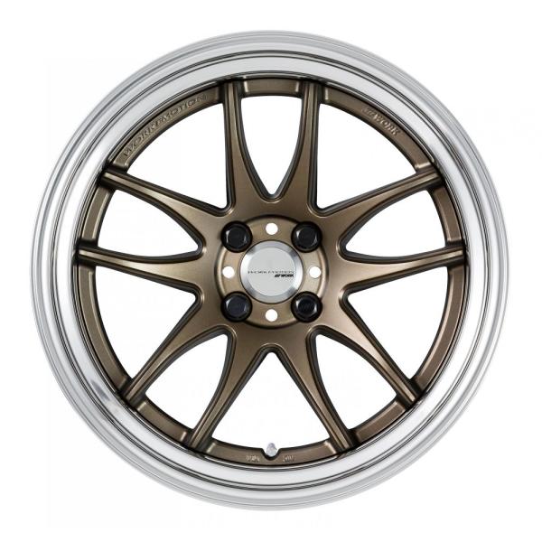 WORK EMOTION CR極2Pホイールタイヤ4本セット ワークエモーション WORK エモーション CR 2P 17インチ×8J 4-100 Sリム ワーク ホイール 1
