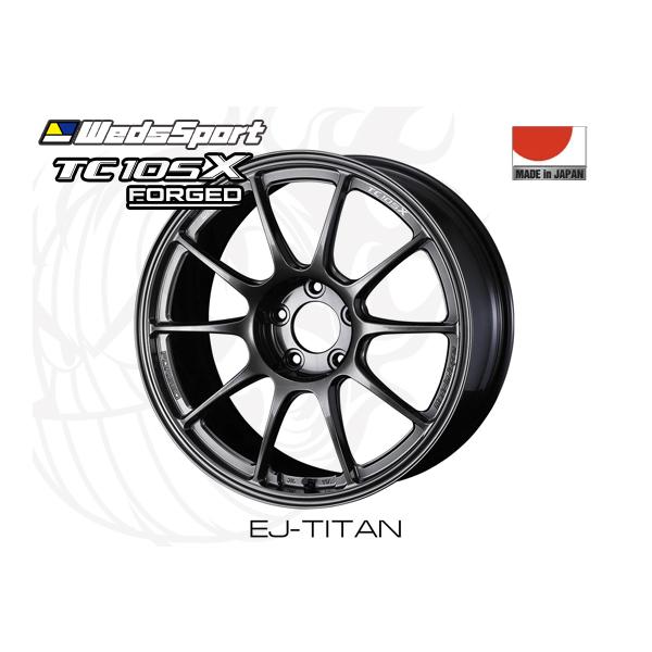WedsSport TC105X FORGED EJ-TI FACE4 18インチ×10.5J +25 5H-114.3