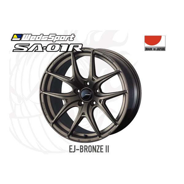 WedsSport SA-01R EJ-BRO2 M 18インチ×8.5J +45 5H-100 φ65 ウェッズ