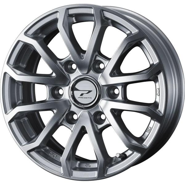 Weds ウェッズアドベンチャー プロディータ HC3 15インチ×6J +33 6-139.7 ホイール 1本から送料無料 WEDS ADVENTURE PRODITA HC3 シルバー/BLK 15x6J
