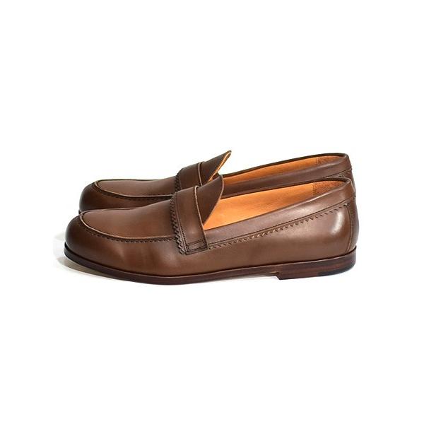 パドローネ Padrone 革靴 ローファー トラッド レザーシューズ 茶色 ダークブラウン メンズ Rick Pinking Loafers Dark Brown 19in U c Bags Groove 通販 Yahoo ショッピング