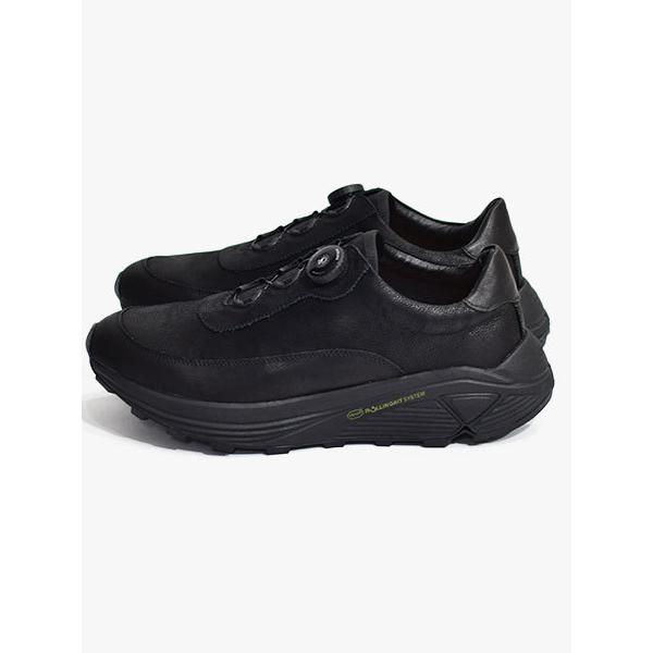 Pg ピージー レザースニーカー 26 27 5cm ブラック メンズ スニーカー Through Black in 1pg0002 Bags Groove 通販 Yahoo ショッピング