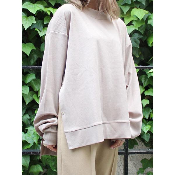 カーキ Kha Ki トップス 長袖 レディース ベージュ ブラウン 2way Waffle Top 2 Color Lady S in Rl scs0 Bags Groove 通販 Yahoo ショッピング