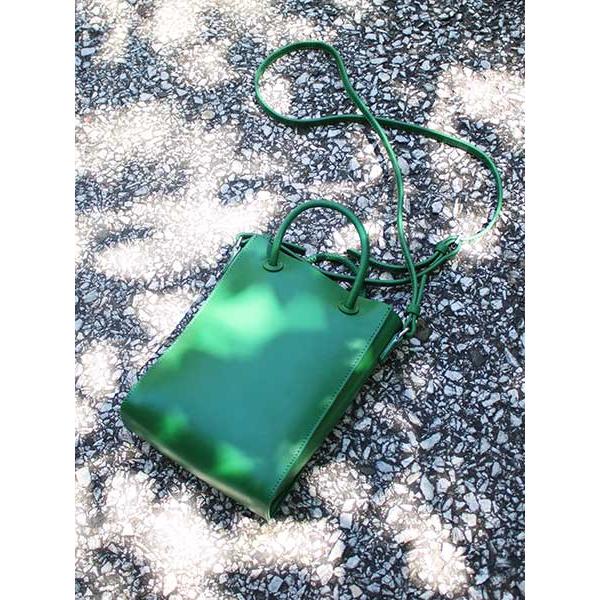 Yahki ヤーキ 2way レザーショルダーバッグ グリーン レディース ハンドバッグ ミニバッグ Hand Shoulder Bag Green Lady S Yh 343 in Rl Yh 343g Bags Groove 通販 Yahoo ショッピング