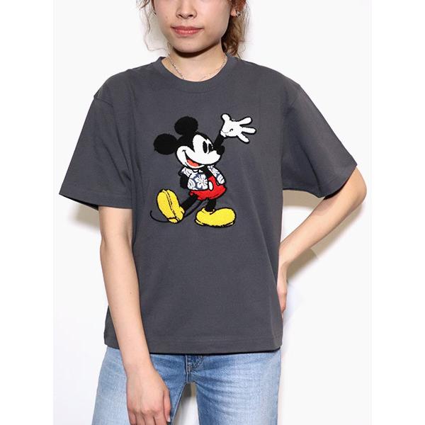 フララニ ハワイ Hulalani Hawaii Tシャツ メンズ レディース ミッキーマウス ディズニー コラボ 半袖 チャコールグレー Mickey Emb Tee Charcoal 21bl Hu2st014c Bags Groove 通販 Yahoo ショッピング