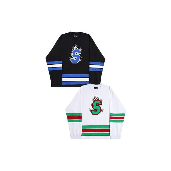 SUPPLIER サプライヤー ロゴ 長袖Ｔシャツ メンズ ブラック