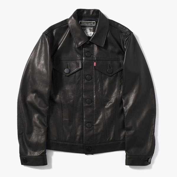 美品　blackmeans レザー　トラッカージャケット　サイズ3 ecoandstyle_24in-bbbm-42001