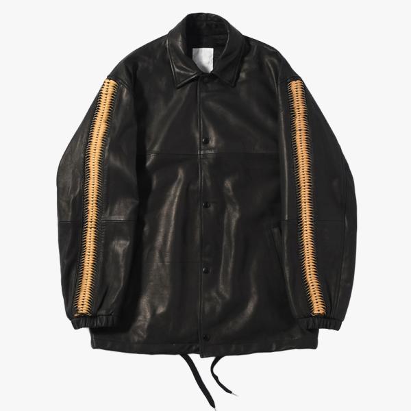 WhoWhat（フーワット） レザーコーチジャケット アウター メンズ