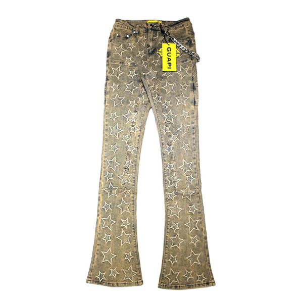 GUAPI グアピ フレアデニムパンツ メンズ ロング丈 VINTAGE STARS