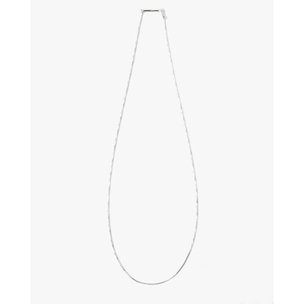 Garden of eden ガーデンオブエデン VENETIAN MIX CHAIN NECKLACE(18K GOLD 3cm) 50cm -SILVER-