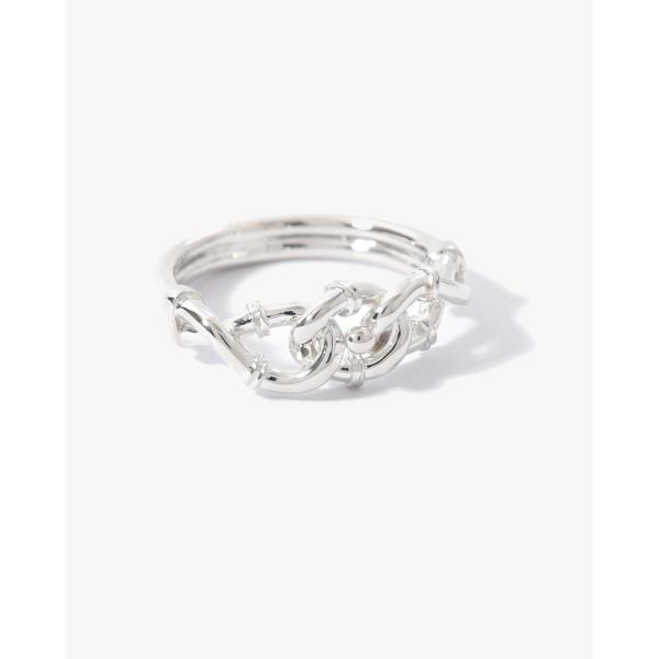 Garden of eden ガーデンオブエデン シルバーアクセサリー シルバーリング チェーンリング デザインリング ギフト VINTAGE KNOT RING-LARGE -SILVER-