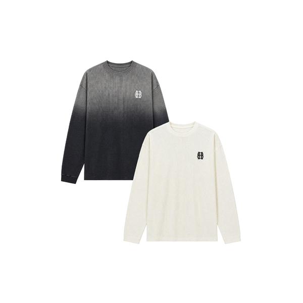 BREATH ブレス ワッフルロングTシャツ S,M ブラック/黒 ホワイト/白 Tシャツ ストリートファッション BH WAFFLE LS TEE -2.COLOR-