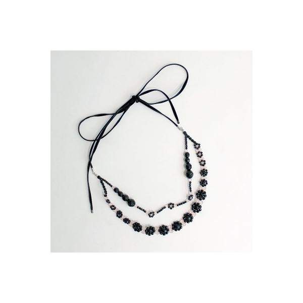 t@[t@[ FURFUR ANZT[ lbNXzCg r[YANZT[ KX BEADS NECKLACE -BLACK-