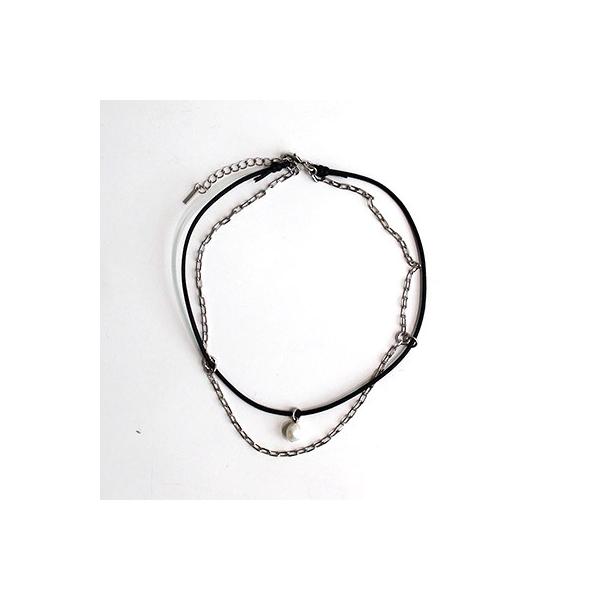 ���[�J���v�g ucalypt �t�F�C�N���U�[�`�F�[���`���[�J�[ 45cm �u���b�N ���f�B�[�X �A�N�Z�T���[ FAKE LEATHER CHAIN CHOKER -BLACK-