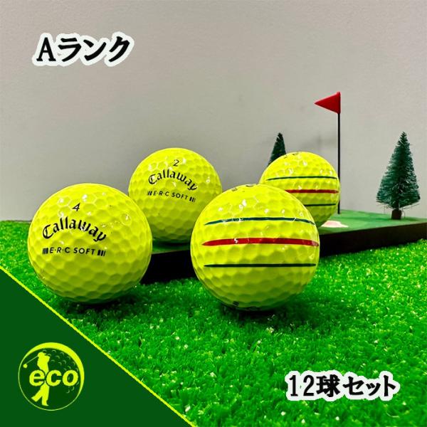【新品未使用】キャロウェイ tripletrack E.R.Cソフト イエロー TRIPLE TRACK ロストボール キャロウェイ ERCソフト 2025年 イエロー