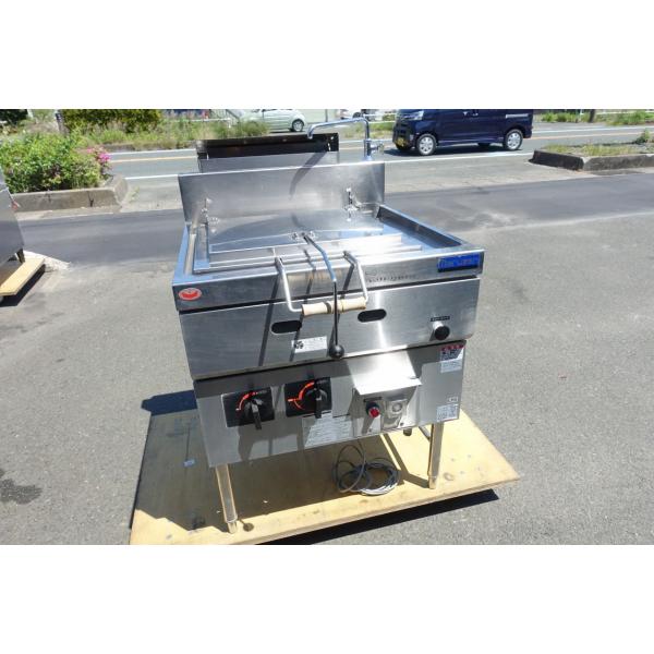 マルゼン卓上ガス餃子焼き器 2019年 LPガス 18年 LPガス マルゼン ガス式 自動餃子焼き機 MGZS-077B 100V ギョウザ