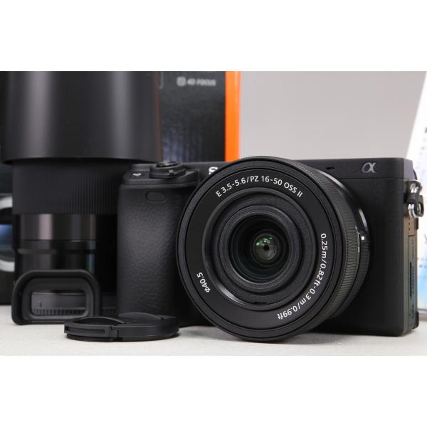 ◆シャッター数:1,650回・美品◆ SONY α6400 ダブルレンズキット SONY α6400 ダブルズームレンズキット