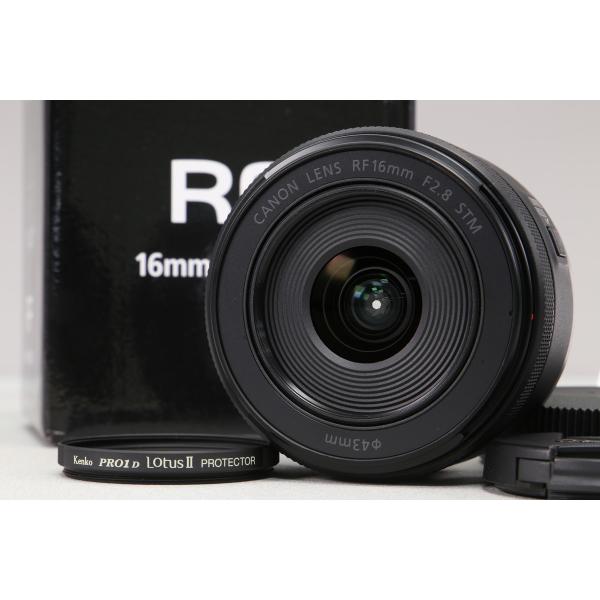 新品同様｜動作保証] Canon RF16mm F2.8 STM [高級プロテクター 追加