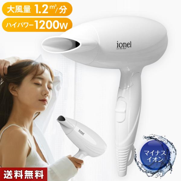 ヒロ・コーポレーション ドライヤー ヘアドライヤー マイナスイオン