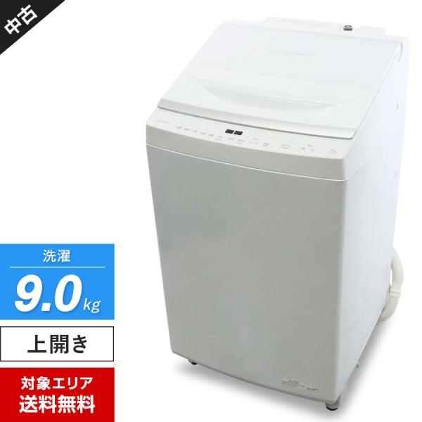 ZABOON 東芝 洗濯機 縦型全自動 AW-9DP3 (9.0kg/グランホワイト) 中古