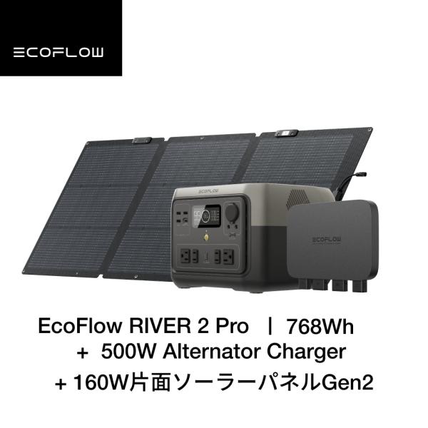 EcoFlow  2 Pro 768Wh ソーラパネル160W セット 楽天市場】【クーポン利用で63,500円 10/4~】EcoFlow RIVER 2