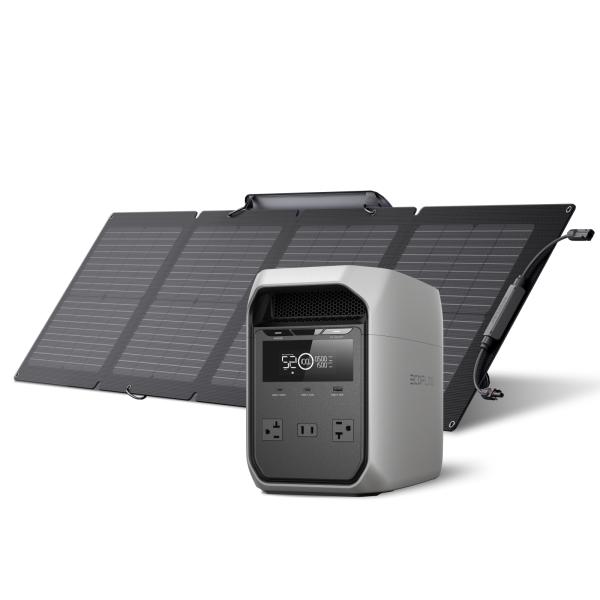 ECOFLOW EcoFlow DELTA 3 Classic ポータブル電源 ソーラーパネル 110W