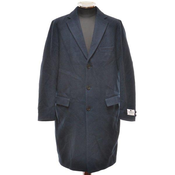 United Arrows ユナイテッドアローズ メルトンウール チェスターコート Beauty Youth 1225 139 6944 サイズl Gardena製生地 メンズ ネイビー ブルー リサイクル市場エコ 通販 Yahoo ショッピング