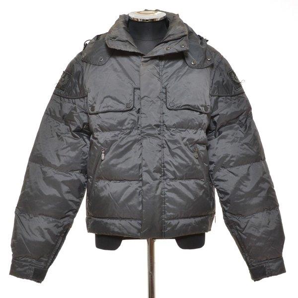 BELSTAFF ベルスタッフ フードダウンジャケット サイズS メンズ グレー 