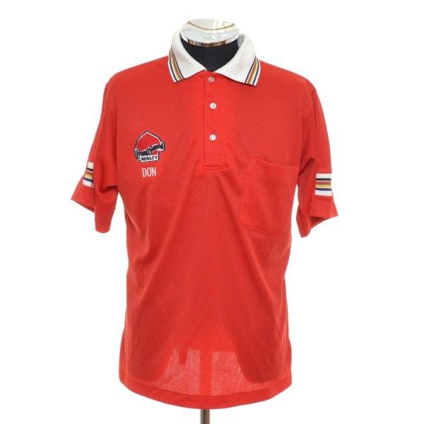 HILTON 〇313739 ヒルトン ○ポロシャツ 70-80s USA製 ボウリング 