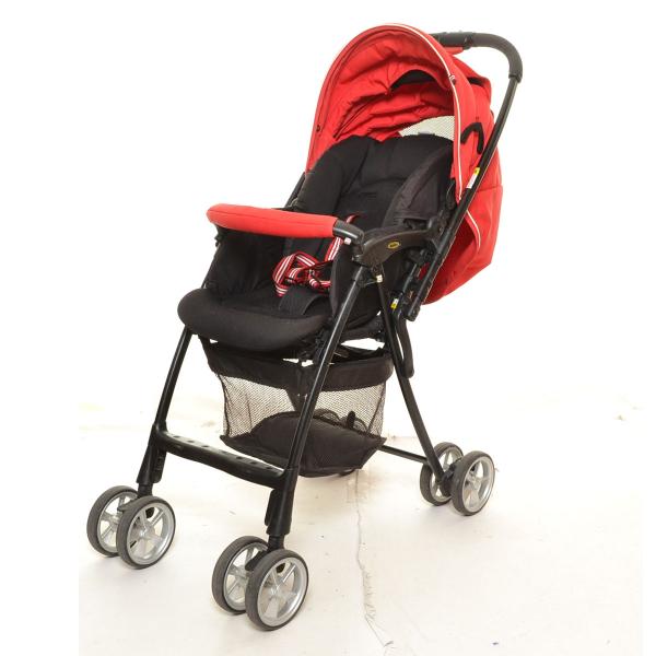 【リサイクル市場エコ伊川谷】Aprica アップリカ A型ベビーカー エアリア 92902 両対面 ハイシート 除菌洗濯済み パーソナルレッド【取りに来られる方限定】 ecoikawadani_0230415434