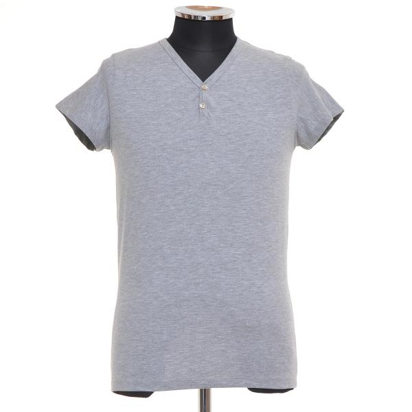 USUALIS（ウザリス） ○474899 未使用品 ○ヘンリーネック Tシャツ 