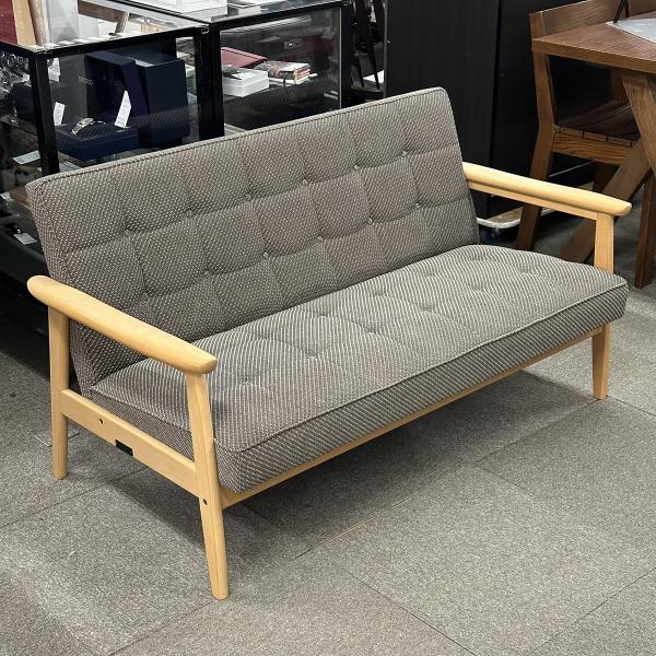 ● 美品 カリモク60 Kチェア 2シーター 2人掛け ベンチ ecoikawadani_0230526874