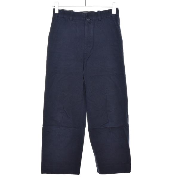 YAECA LIKE WEARブラックチノワークパンツ YAECA（ヤエカ） 〇536084 YAECA ○チノクリーズドパンツ 61602 サイズ