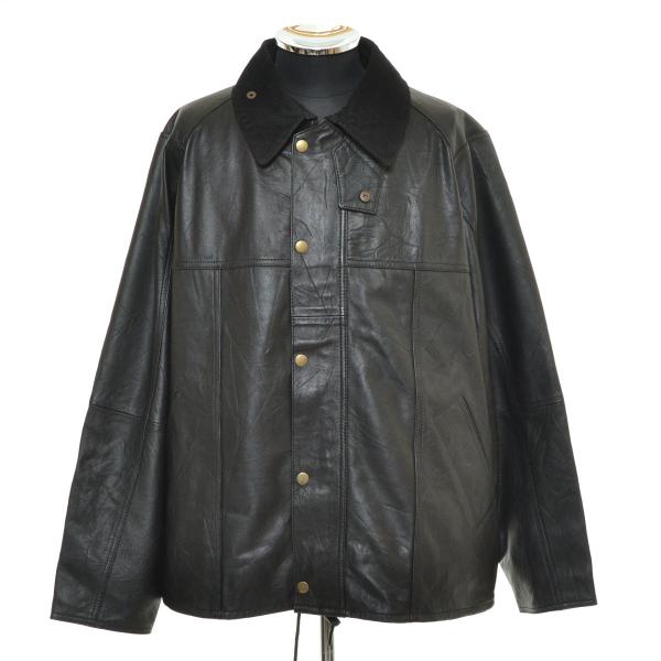 【未使用 タグ付】yoused サイズ2 ユーロレザー ドライバーズジャケット yoused】LEATHER DRIVER'S JACKET ユーズド リメイク レザードライバー