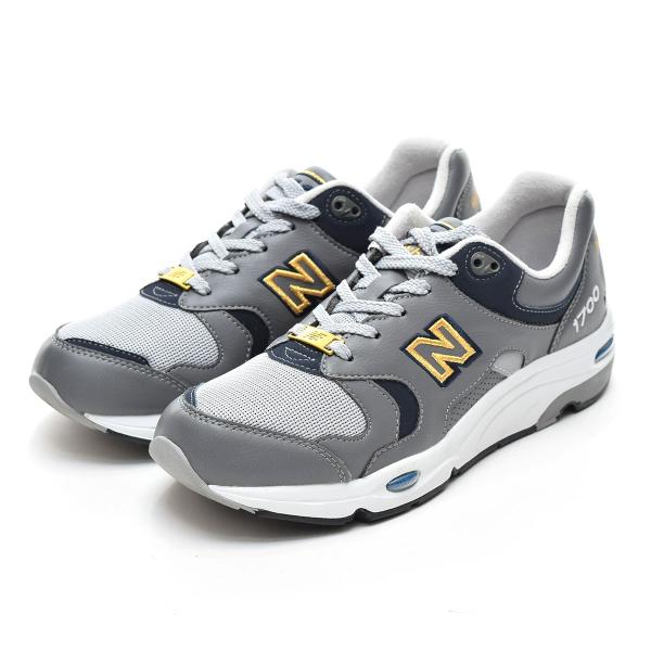●579706 NEW BALANCE ニューバランス ●スニーカー GRAY レザー CM1700NJ メンズ グレー