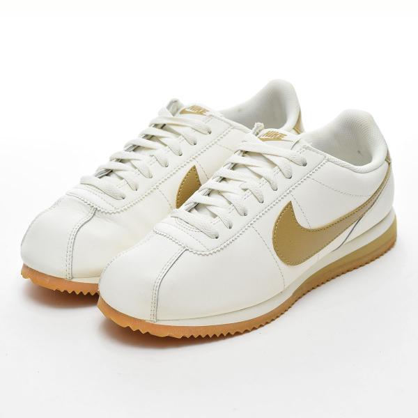 ◆587244 NIKE ナイキ ●コルテッツ Cortez Leather DM4044-109 サイズUS7.5（25.5cm） ホワイト×ベージュ
