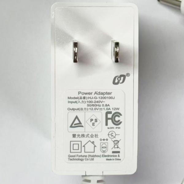 �ψ� �d���A�_�v�^�[ DC12V 1A/1.5A �d���e�ʑI�� ���� LED�e�[�v���C�g�p AC100V��DC12V�ϊ� �ψ��� ���{�K�iPSE [12V-XA] ���i�摜2