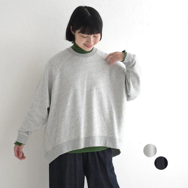 プルオーバー トレーナー 長袖 コットン裏毛 ワイド ゆったり スウェット 綿100％ 25AW0919,