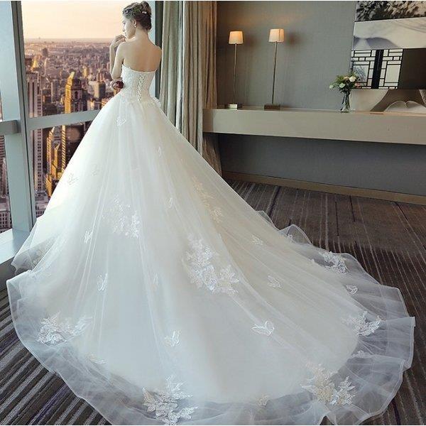 ウエディングドレス Aライン オフショルダー ロングドレス 引き裾 トレーン 結婚式 花嫁 白 フォーマルドレス サッシュベルト シルク Aonehq Ecology Plus 通販 Yahoo ショッピング