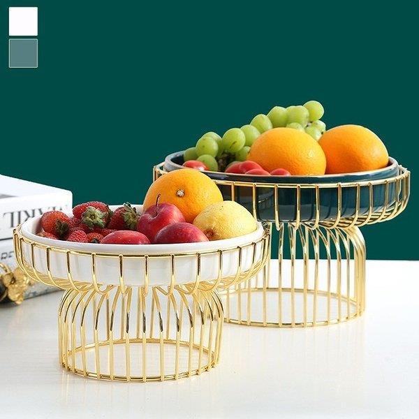 オープニング大放出セール プレート お皿 来客用 お菓子入れ スタンド フルーツラック 自由自在 グリーン ホワイト ゴールド ホームパーティー 上品 上質 モダン シック 超人気の Esauhc Org