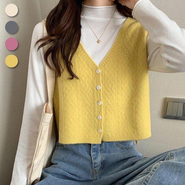 ニットベスト 前開き ベスト ニット ジレ レディース ジレベスト ゆったり ニットトップス ノースリーブ Vネック スクール風 レトロ Lv 0909 X158 Ecology Plus 通販 Yahoo ショッピング